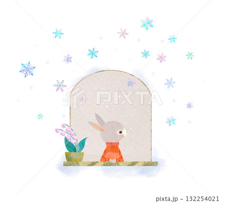 うさぎと雪 うさぎと雪 132254021