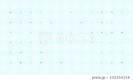 可愛らしい雪の結晶パターンデザイン 132254154