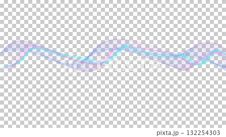 カラーウェーブ背景ライン 白バック プレゼンテーション等の背景 カラーウェーブ背景ライン 白バック プレゼンテーション等の背景 132254303