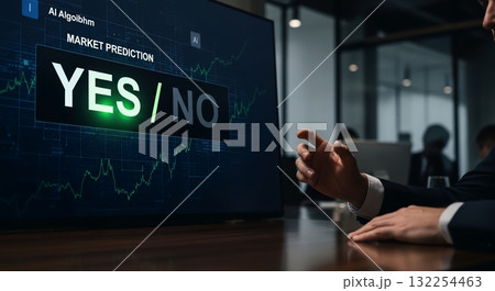 AIで未来を予測するビジネスの決断 AIで未来を予測するビジネスの決断 132254463