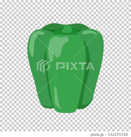 ピーマンのシンプルなイラスト 132255150