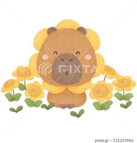 Capybara garden  132255662