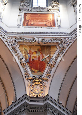 Saint Matthew the Evangelist, fragment of the dome in Salzburg Cathedral 132256029