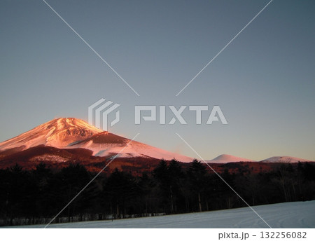 田貫湖の富士山 田貫湖の富士山 132256082