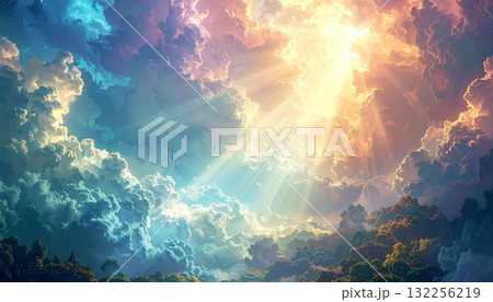 光輝く空 132256219