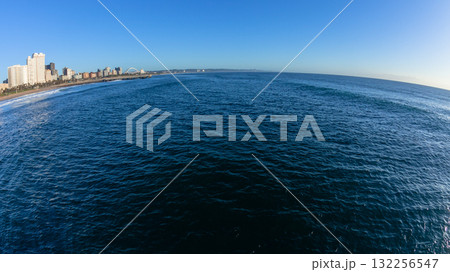 Blue Sky Ocean Tropical Landscape Blue Sky Ocean Tropical Landscape 132256547
