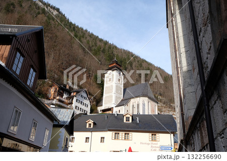 Hallstatt village, Salzkammergut of Austria 132256690