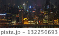 Night view to the riverside business center in Shanghai, China 132256693