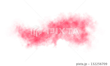 Red smoke swirl with fiery vapor effect on transparent background perfect for intense visuals, hot textures and flame-inspired designs 132256709