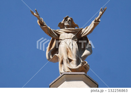 Jesus Christ Savior and Redeemer of the World, Franciscan church in Shkoder, Albania Jesus Christ Savior and Redeemer of the World, Franciscan church in Shkoder, Albania 132256863