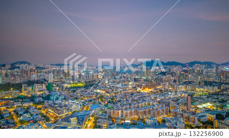 Oct 10 2025 Elegant Residences in Kowloon Tong at Night 132256900