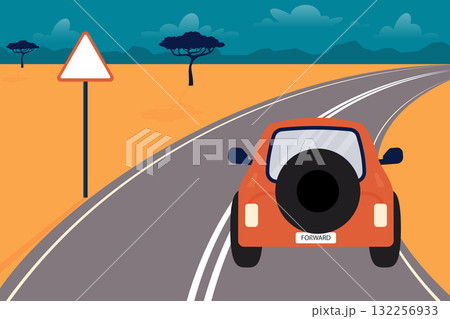 road and car 132256933