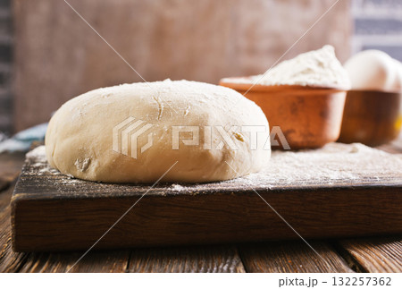 dought and ingredients, fresh dought dought and ingredients, fresh dought 132257362