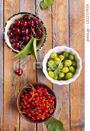 Various fresh berries in a bowls Various fresh berries in a bowls 132257459