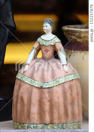 Old vintage doll in antique shop, Graz, Styria, Austria 132257878