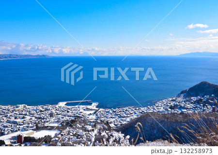 冬 津軽海峡 東部 函館山より 冬 津軽海峡 東部 函館山より 132258973