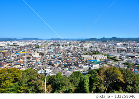 《愛知県》小牧山城からの展望 小牧市、犬山市方面 《愛知県》小牧山城からの展望 小牧市、犬山市方面 132259040