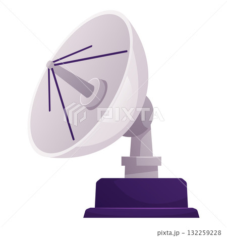 Satellite dish for communication and signal transmission. 132259228