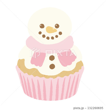 Snowman cupcake illustration pastel coquette Christmas dessert clipart kawaii bakery art hand drawn for cards stickers digital planners and crafts Snowman cupcake illustration pastel coquette Christmas dessert clipart kawaii bakery art hand drawn for cards stickers digital planners and crafts 132260695