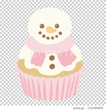 Snowman cupcake illustration pastel coquette Christmas dessert clipart kawaii bakery art hand drawn for cards stickers digital planners and crafts Snowman cupcake illustration pastel coquette Christmas dessert clipart kawaii bakery art hand drawn for cards stickers digital planners and crafts 132260695