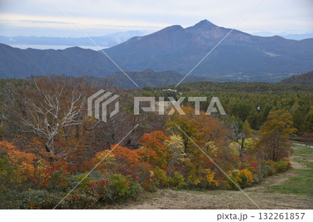 秋の西吾妻山 132261857