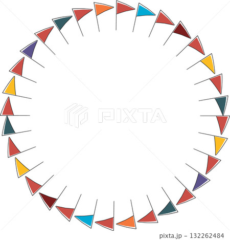 Golf elements frame. Colorful design for players template. Frame with empty space for your text Golf elements frame. Colorful design for players template. Frame with empty space for your text 132262484