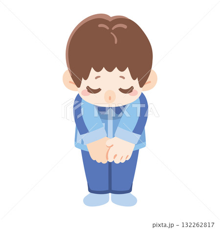 おじぎする店員 132262817