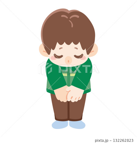 謝るコンビニ店員 132262823