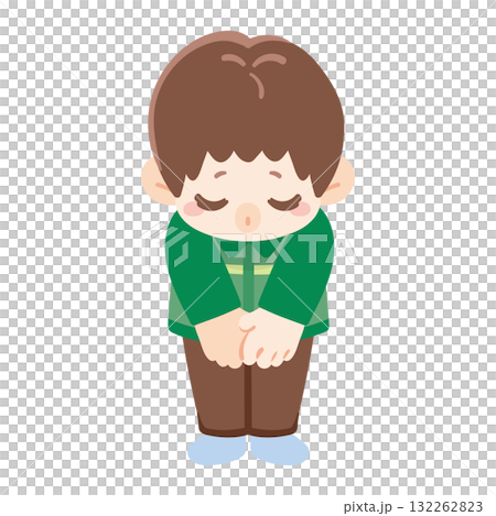 謝るコンビニ店員 132262823