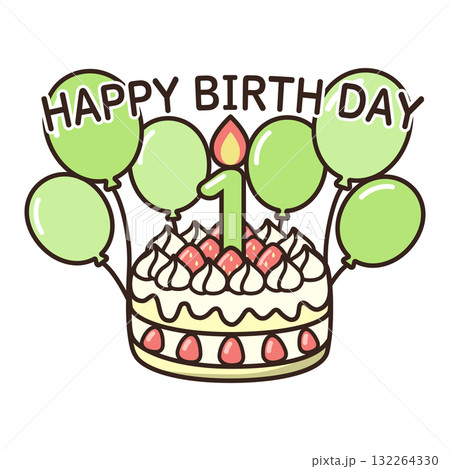 誕生日ケーキ　 132264330