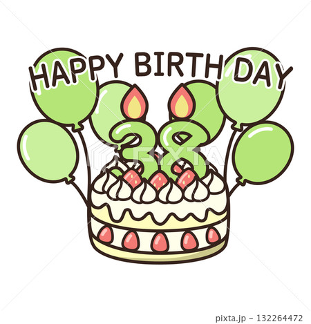 誕生日ケーキ 誕生日ケーキ 132264472