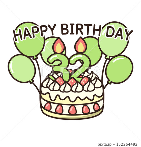 誕生日ケーキ 誕生日ケーキ 132264492