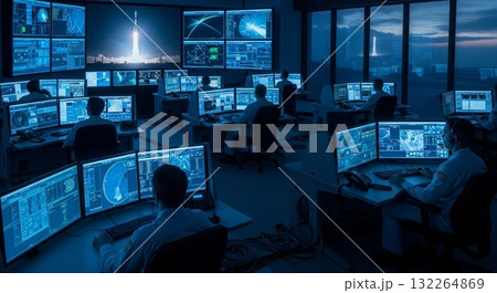 ロケット管制センター ロケット管制センター 132264869