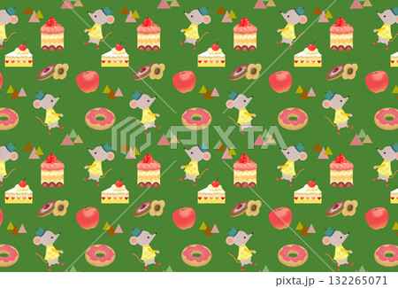 ねずみとお菓子 132265071