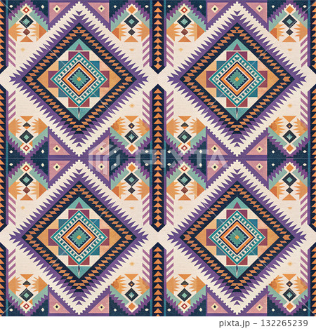 seamless pattern. vintage decorative elements. hand drawn background seamless pattern. vintage decorative elements. hand drawn background 132265239
