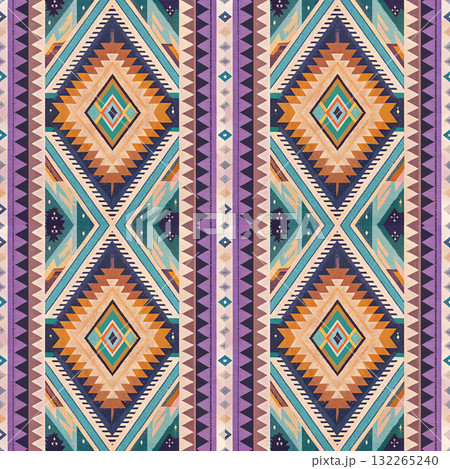 seamless pattern. vintage decorative elements. hand drawn background 132265240