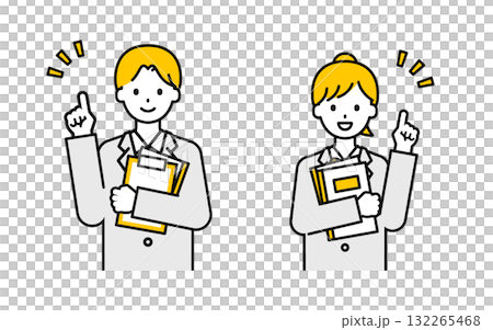Simple student male and female _ awareness Simple student male and female _ awareness 132265468