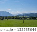Freilassing, Germany - July 26th 2024: Beautiful landscape in the foot hills of the Alps towards the Watzmann massif. 132265644