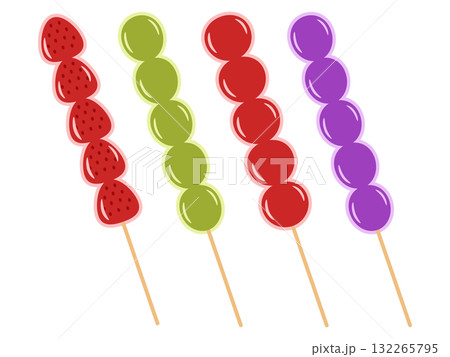 タンフールーのイラスト4種セット 132265795