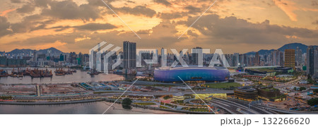 19 Oct 2025 Evening Glow Over Kai Tak Sports Stadium 132266620