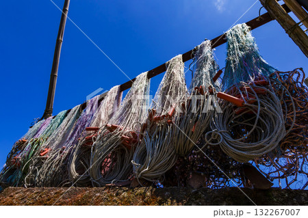 沖島の漁港風景 132267007