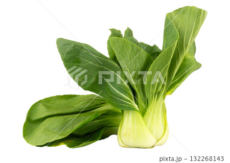 Fresh Taiwan bok choy isolated on white background Fresh Taiwan bok choy isolated on white background 132268143