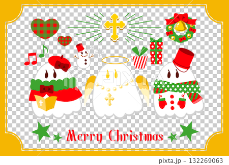 オバケのホーリーナイトポストカード オバケのホーリーナイトポストカード 132269063