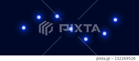 Blue glowing lights abstract vector illustration Blue glowing lights abstract vector illustration 132269526