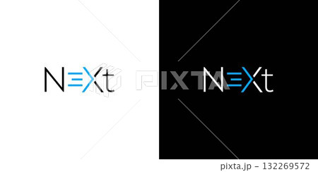 Simple and unique Next logo design 132269572