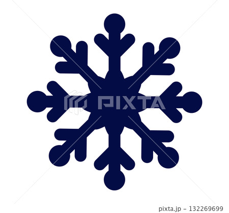 Elegant snowflake design for winter decoration and craft projects Elegant snowflake design for winter decoration and craft projects 132269699