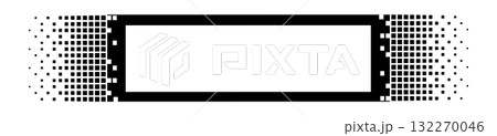Minimalist pixel frame banner design for technology backgrounds Minimalist pixel frame banner design for technology backgrounds 132270046