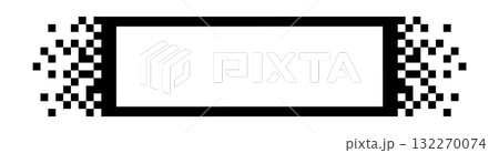 Abstract pixel frame for digital design and technology themes Abstract pixel frame for digital design and technology themes 132270074