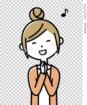 年輕的媽媽媽媽很高興 132271723