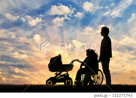 Beautiful cloudy evening sky Beautiful cloudy evening sky 132271743